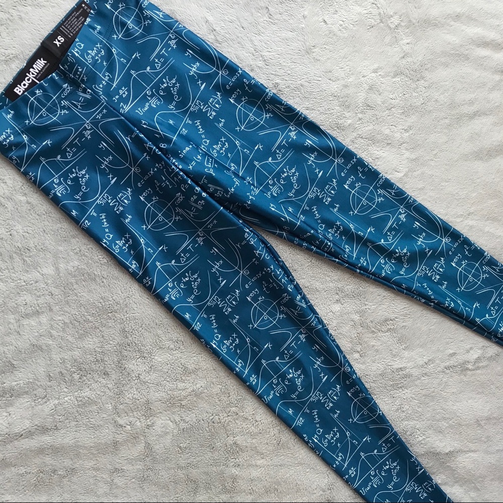 BlackMilk Mathematicool Math Algebra Leggings XS